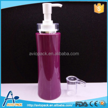 Refillable 400ml empty lotion bottle plastic pump bottle